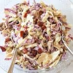 Low Carb Coleslaw (Dill Pickle Slaw)