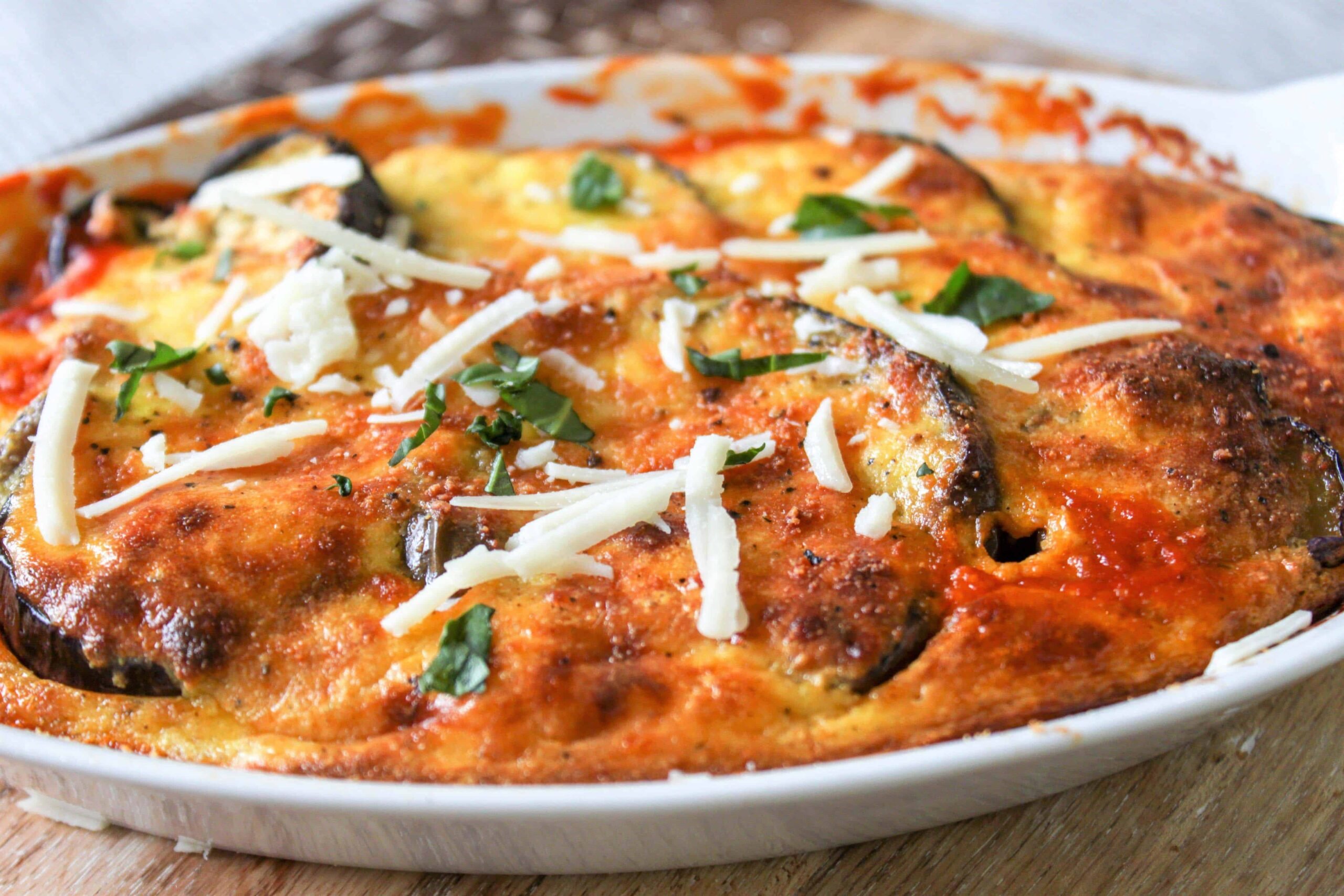 Baked Keto Eggplant Parmesan (No Breading) Seeking Good Eats