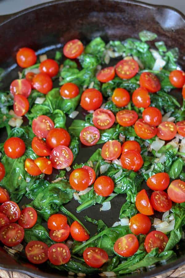 Tomato and Mozzarella Caprese Frittata