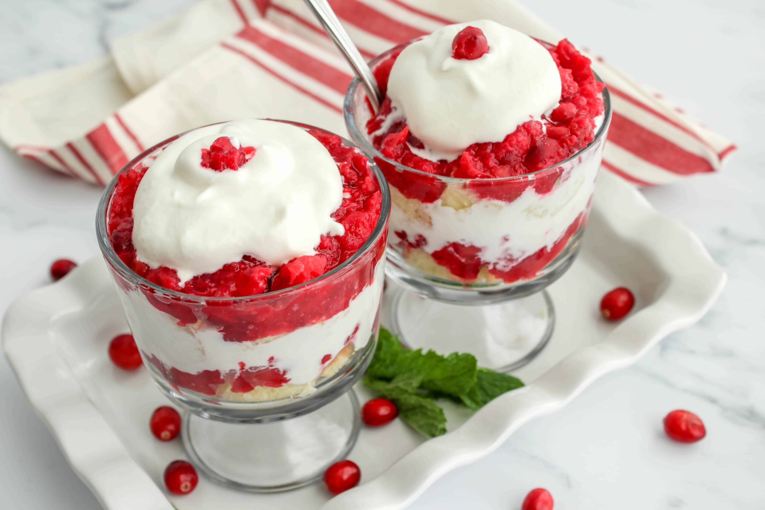 Cranberry Trifle Recipe (Sugar Free Keto Trifle)