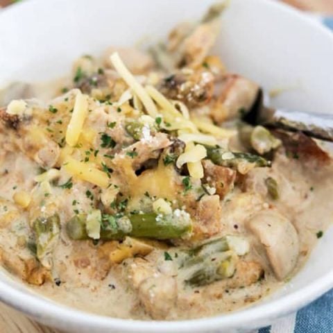 Creamy Chicken and Asparagus Bake-image
