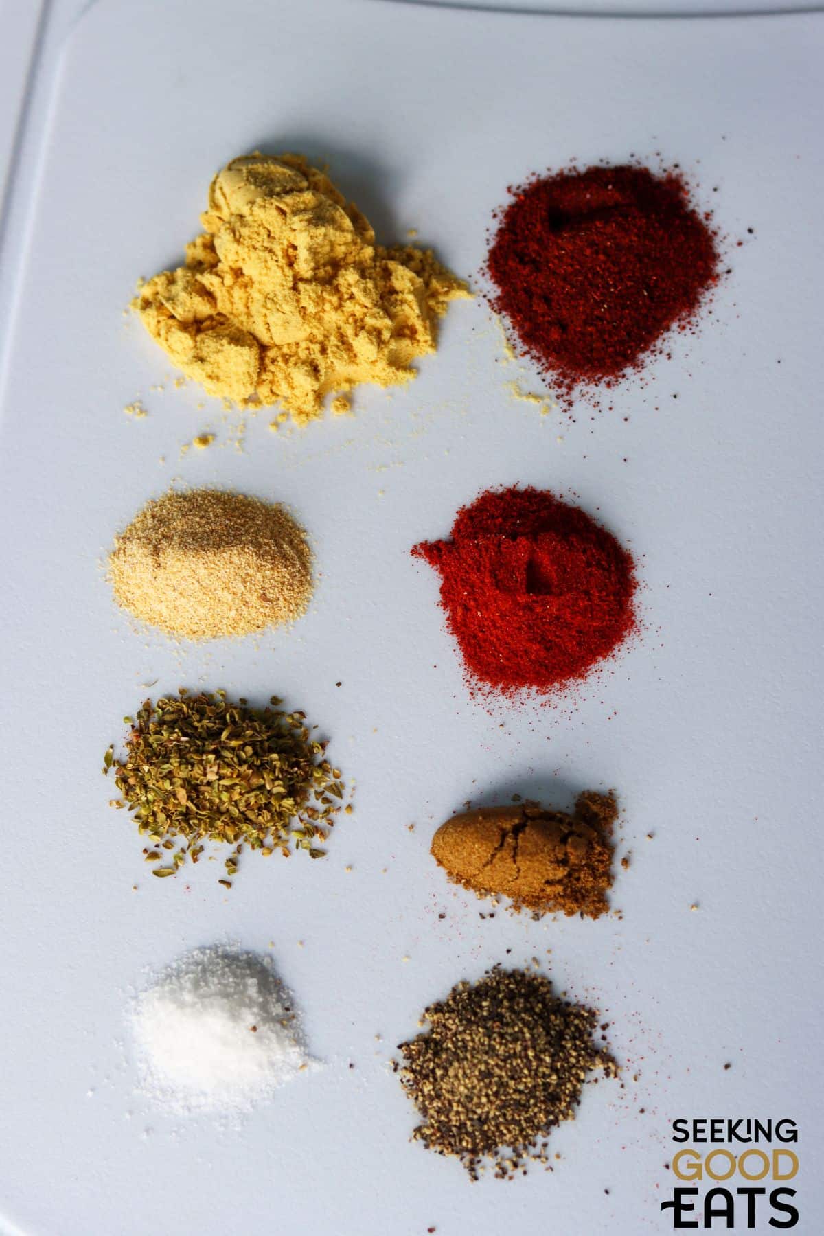 Image of fajita seasoning ingredients.