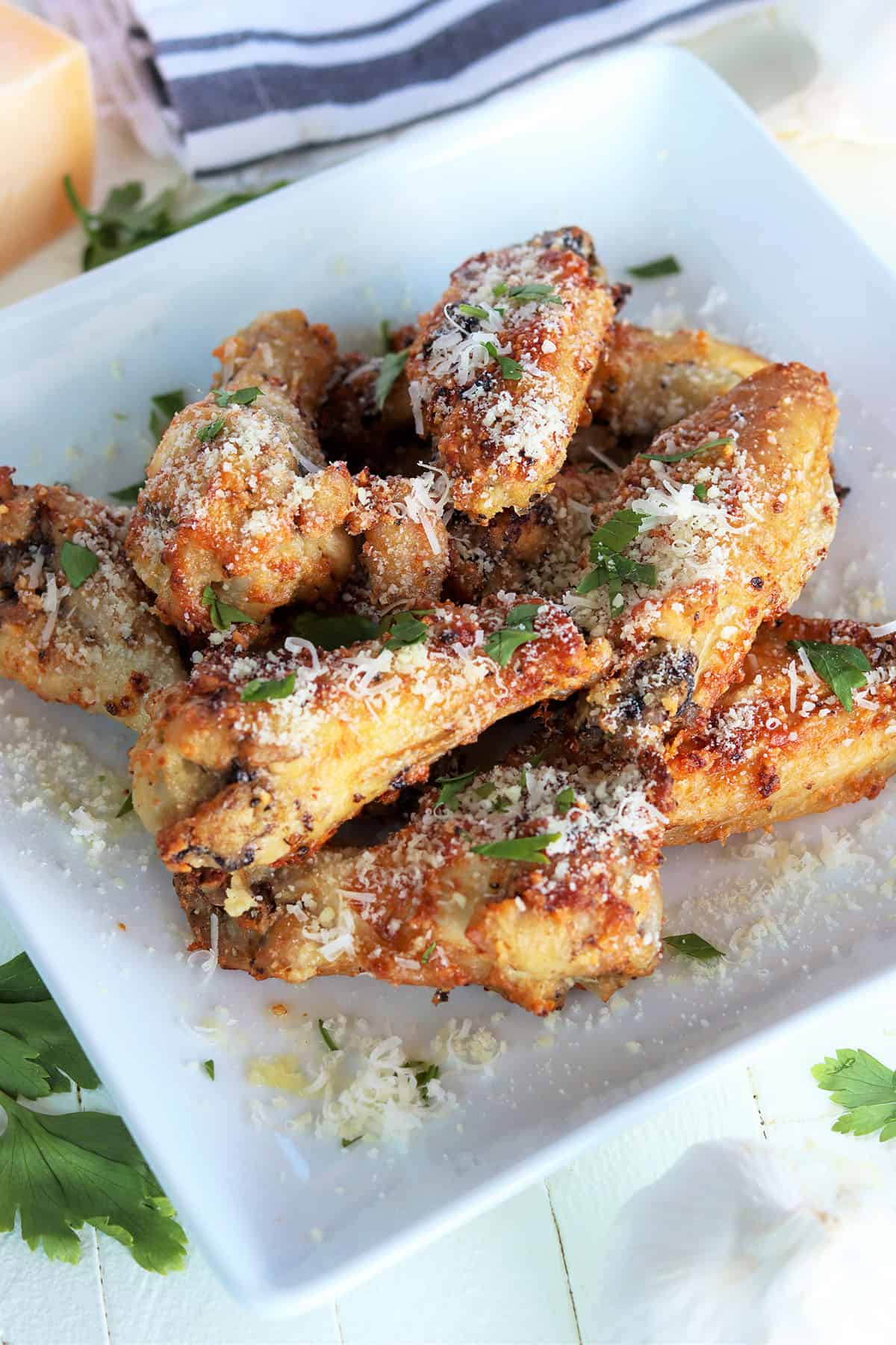 Garlic Parmesan Wings (Air Fryer) Seeking Good Eats