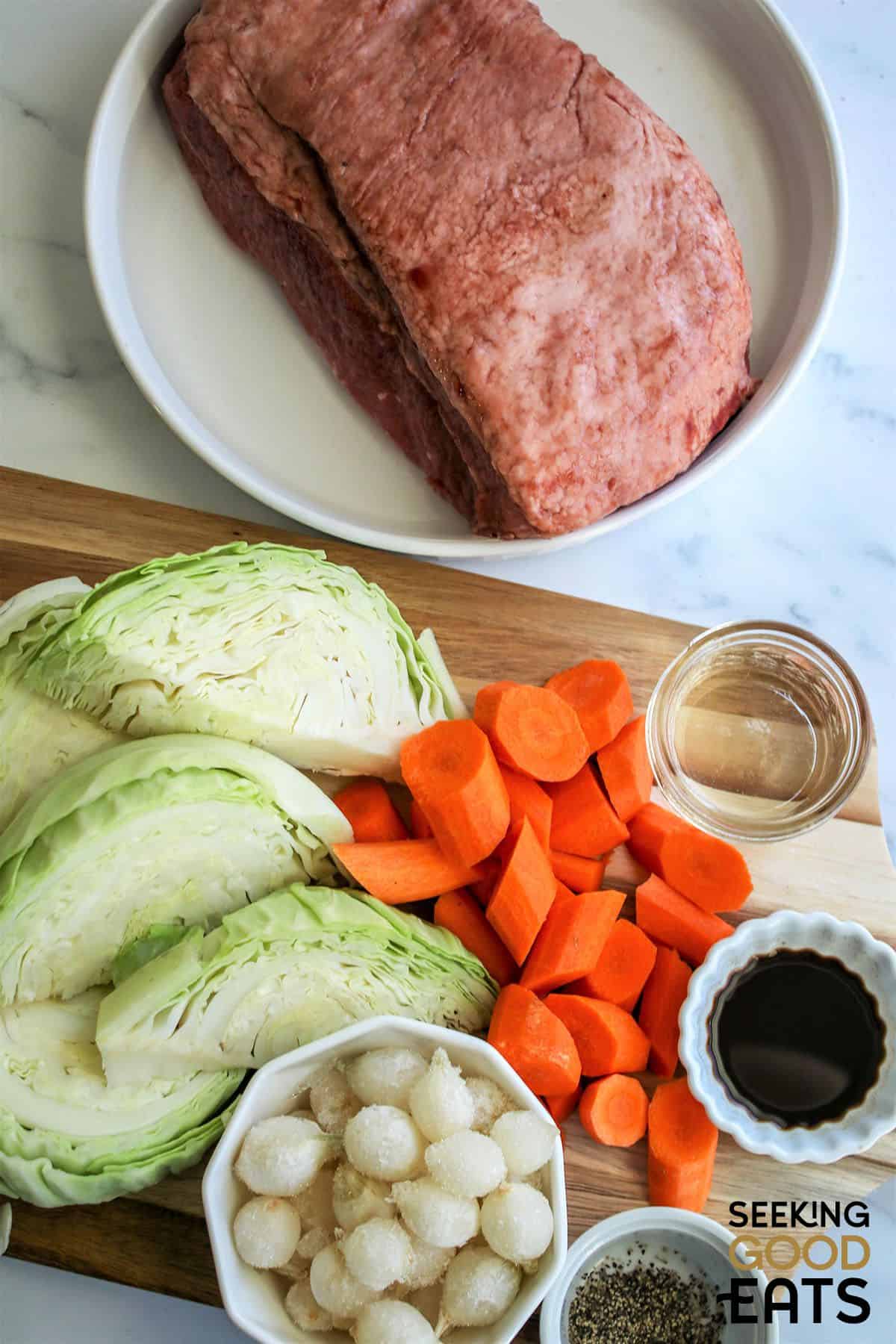 Slow Cooker Corned Beef Brisket Ingredients image