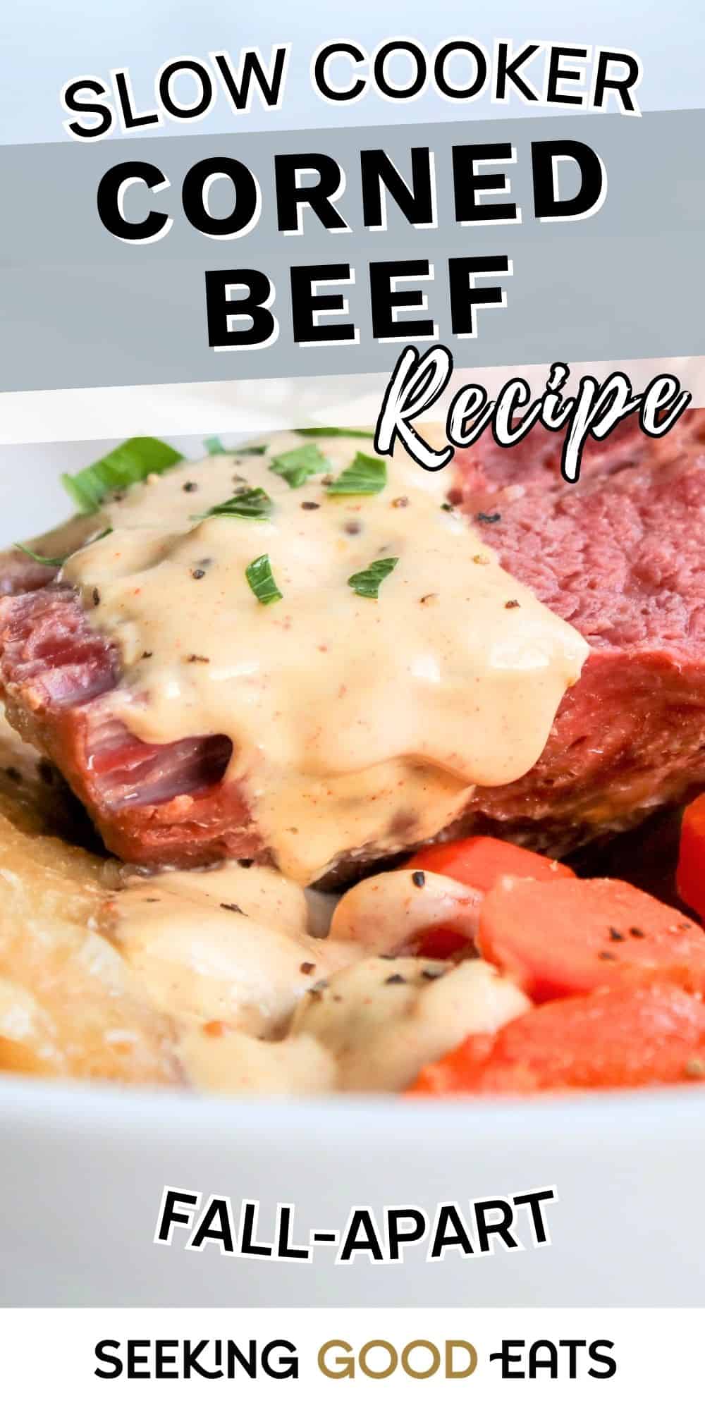 Tender savory crockpot corned beef