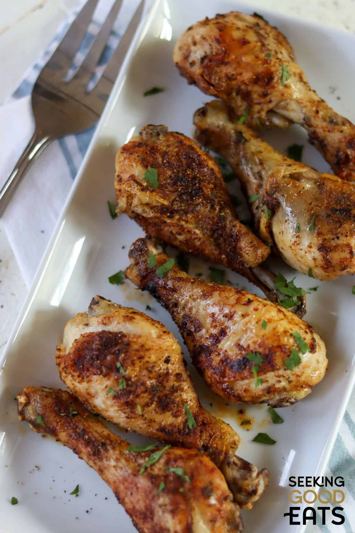 Crispy Chicken Legs in Oven