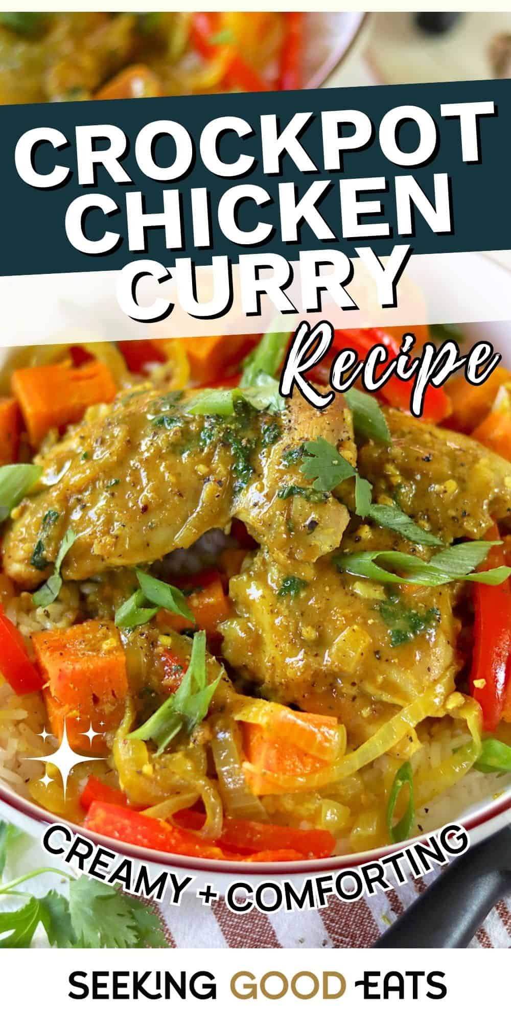 Creamy High Protein Crockpot Chicken Curry Recipe