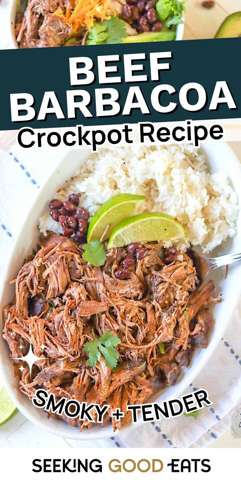 Smoky High Protein Beef Barbacoa Crockpot Recipe