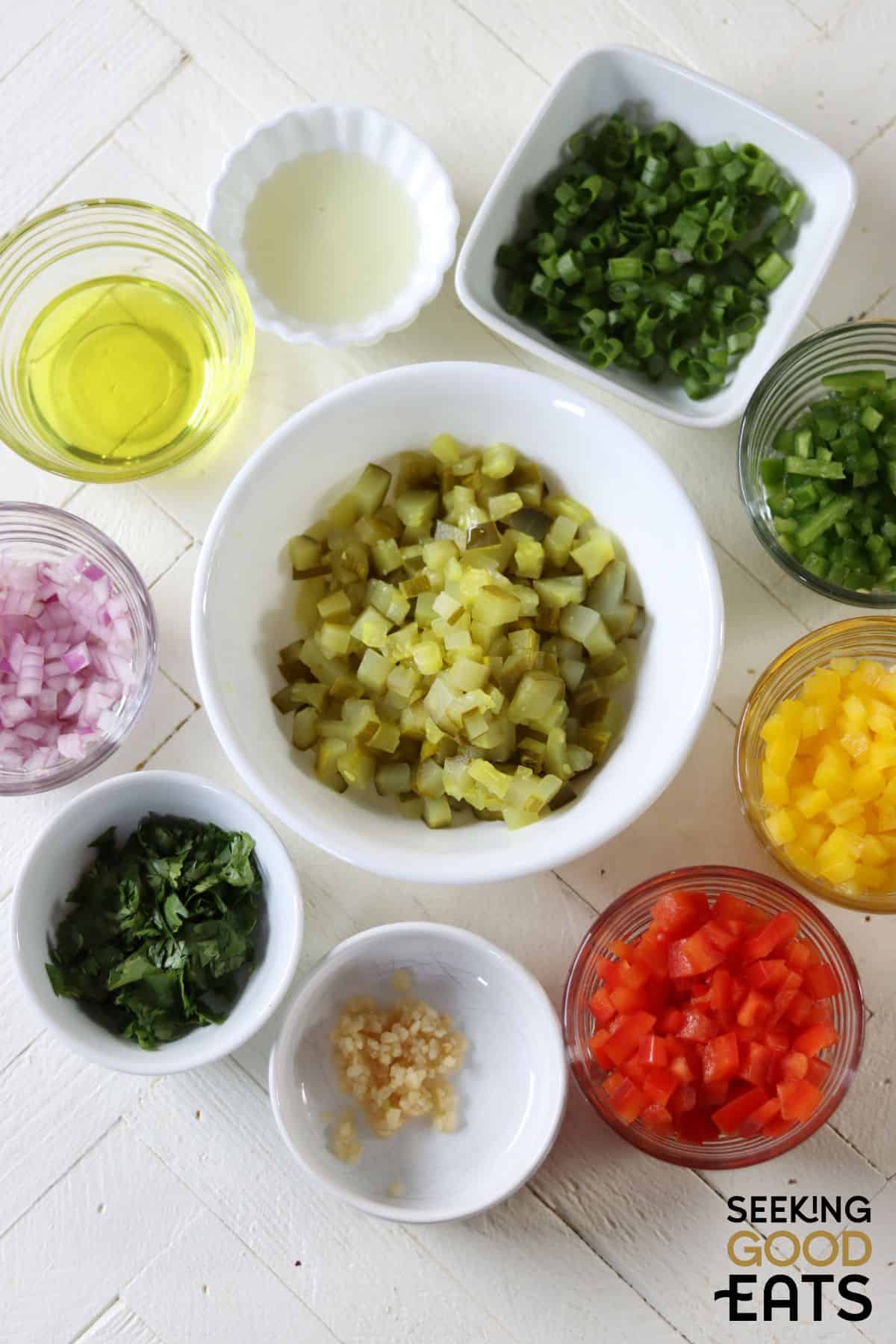 ingredients needed to make pickle de gallo