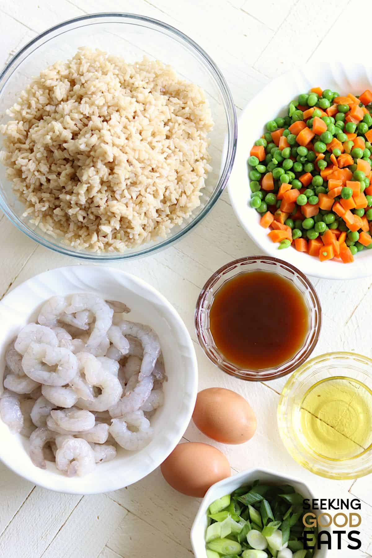 easy shrimp fried rice ingredients