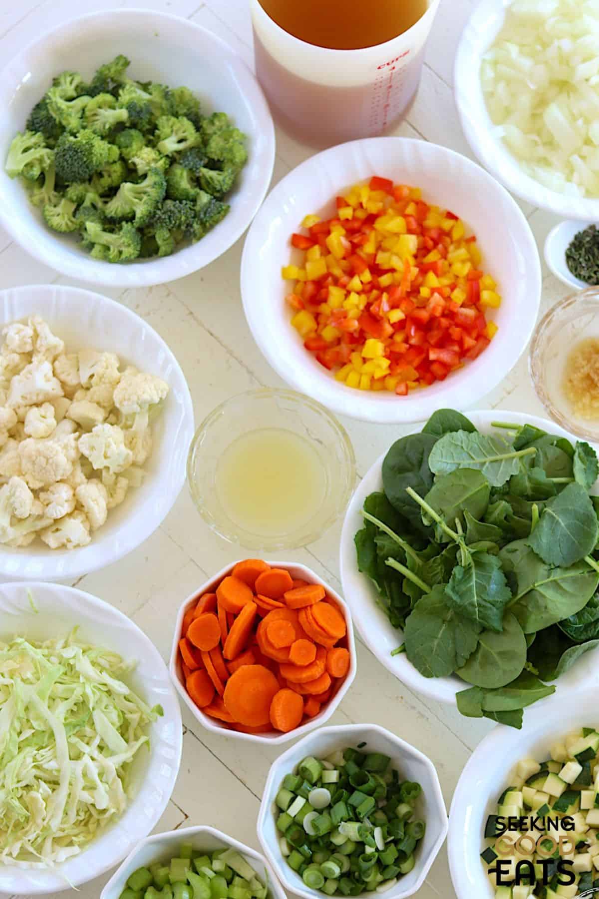 vegetable soup with cabbage