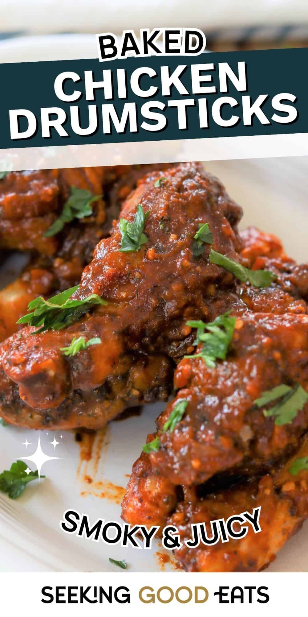 High Protein Smoky Baked Chicken Drumsticks