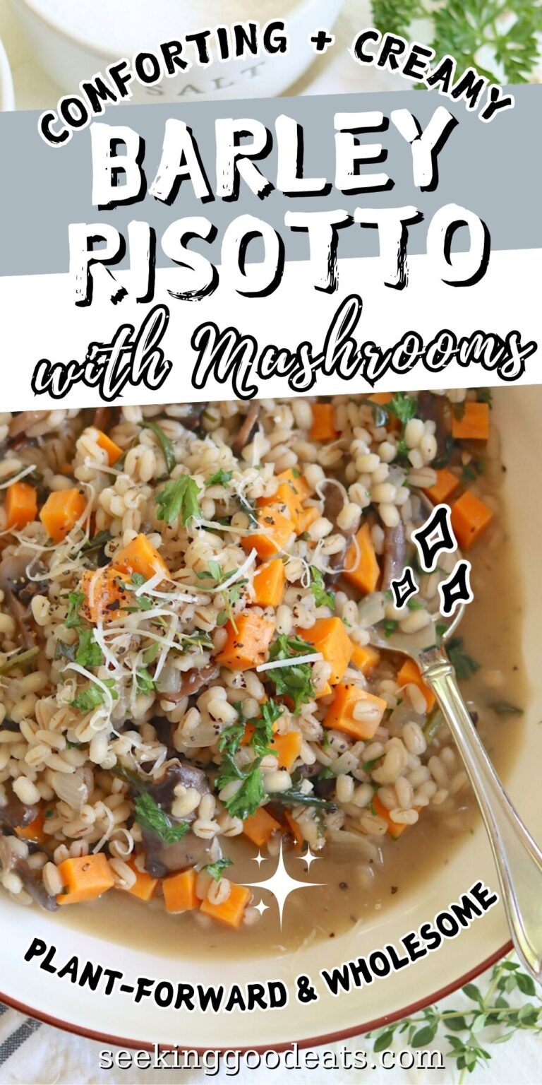 Creamy Barley Risotto with Mushrooms (Healthy & Plant-Forward ...