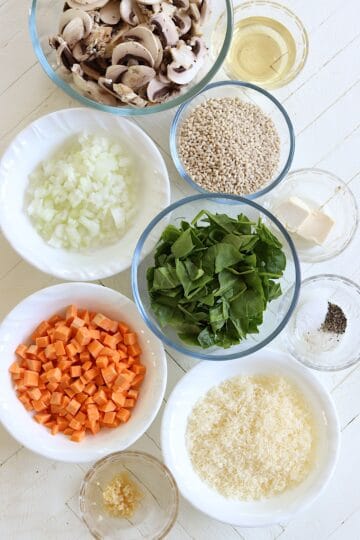 Ingredients In Risotto Creamy Barley Risotto with Mushrooms (Healthy & Plant-Forward ...