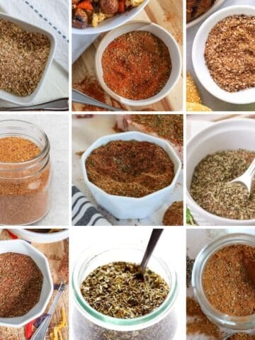 collection of 9 featured seasoning recipes