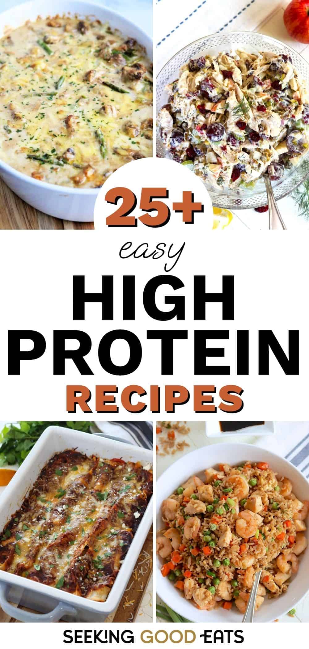 25+ Easy High Protein Recipes You Will Actually Crave