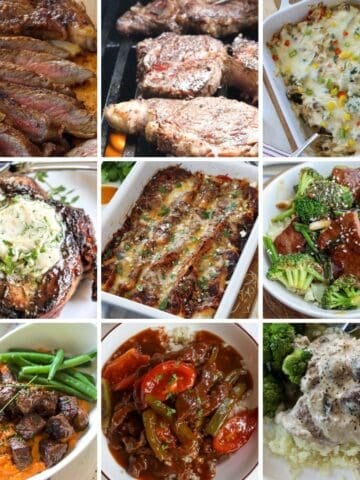 Collection of easy steak recipes