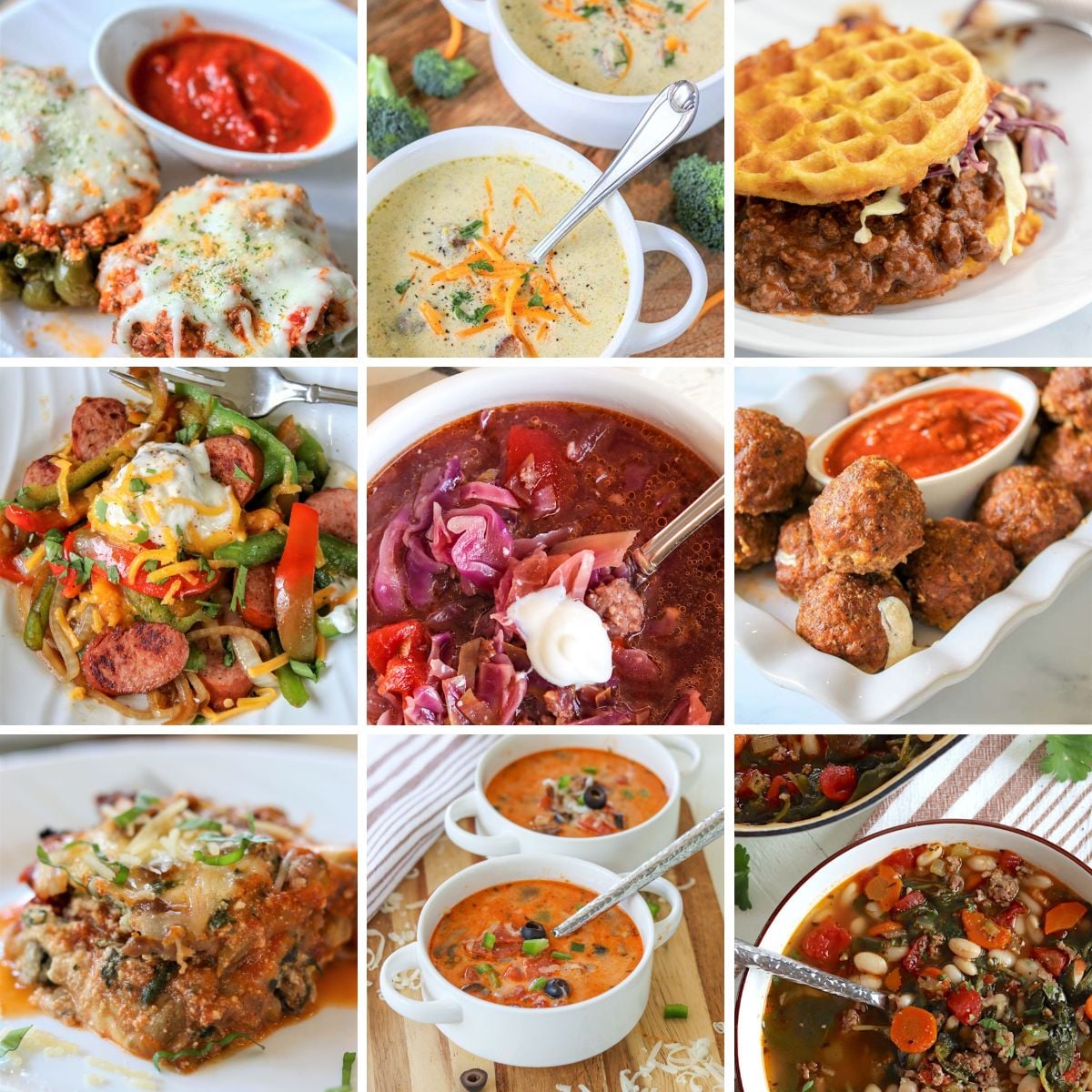 Featured image of recipes made with sausage.